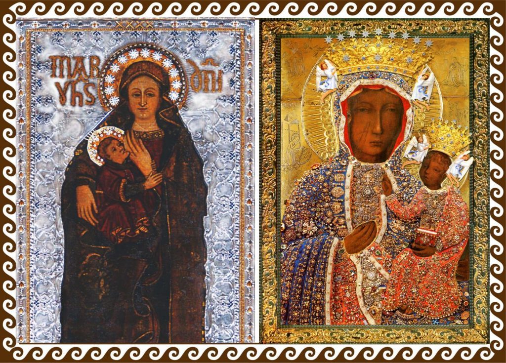 Risultati immagini per Una Icona della Madonna di Czestochowa nella Basilica Cattedrale di Crotone